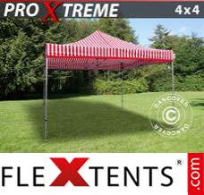 Reklamtält FleXtents Xtreme 4x4m Randigt